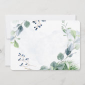 Invitation Dusty Blue Eucalyptus Serez-Vous Ma Servante D'Acc (Dos)