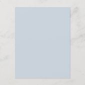 Invitation Dusty Blue Minimalist Elegant Wedding Details (Dos)