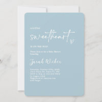 Dusty Blue Petit Baby shower adorable Garçon