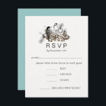 Invitation Dusty Blue Romantic Woodpecker Inséparables RSVP<br><div class="desc">Folksy Rustic Country Grange Pic Forêt Arbre Lovebird Mariage RSVP Card Invitations. Le Mariage Inséparable idéal pour un thème de Mariage Chic Farmhouse,  boisé ou Enchanted Forest</div>