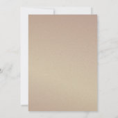 Invitation Dusty Blue Rose or rose rose Mariage floral (Dos)