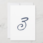 Invitation Dusty Blue Table 3 – French Stripe Wedding (Devant)