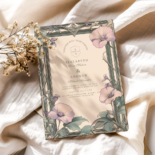 Invitation Dusty Lavender Frame mariage