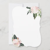 Invitation Dusty Mauve Botanical Gold Hoop Mariage (Dos)