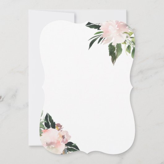 Invitation Dusty Mauve Botanical Gold Hoop Mariage (Dos)