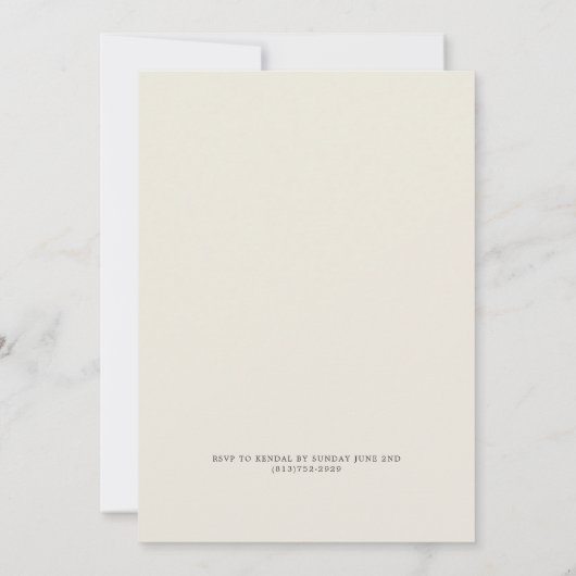 Invitation Dusty Palms | Sand Post Wedding Beach Party (Dos)