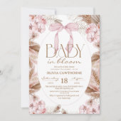 Invitation  Dusty Pink Whimsical Baby Shower  (Devant)