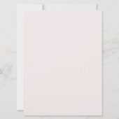 Invitation Dusty Rose & Ivory Floral Grand Mariage (Dos)