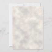 Invitation Dusty rose Peony Floral Gold Shimmer 50e anniversa (Dos)