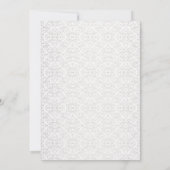 Invitation Dusty Rose Swirl Floral Mariage Design (Dos)