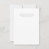 Invitation Dusty Sage Wedding Day Thank you Flat Note Card (Dos)