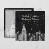 Invitation Dynamique de répétition de la skyline de NYC ESB e (Devant / Derrière)