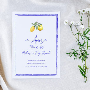 Invitation È Amore Brunch de la fête des mères italiennes