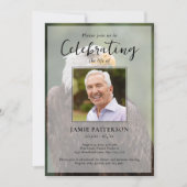Invitation Eagle Bird, Celebration of Life, Funeral Photo (Devant)