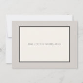 Invitation Earthtones - Annonce de report d'événement moderne (Dos)