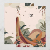 Invitation Earthy Escape (Devant / Derrière)