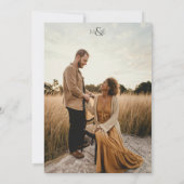 Invitation Earthy Rustic Photo Wedding (Dos)