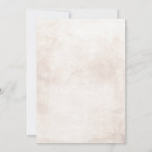 Invitation Earthy Shades Floral Citrouilles Boho Mariage de a (Dos)