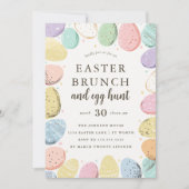 Invitation Easter Brunch and Egg Hunt Easter Holiday (Devant)