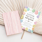 Invitation Easter Brunch and Egg Hunt Easter Holiday