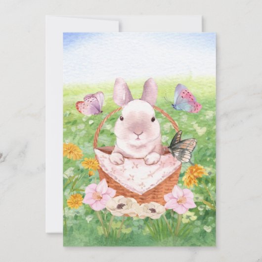 Invitation Easter Brunch Bunny  (Dos)