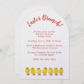 Invitation Easter Brunch & Egg Hunt (Devant / Derrière)