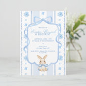 Invitation Easter Brunch & Egg Hunt Cottage Rabbit Editable  (Debout devant)
