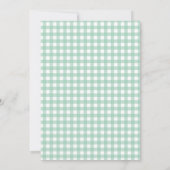 Invitation Easter Brunch & Egg Hunt Green Gingham (Dos)