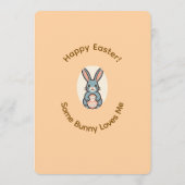 Invitation Easter Bunny Image Frame  (Dos)