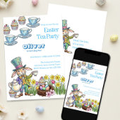 Invitation Easter Bunny Tea Party Any Age Childrens Birthday 