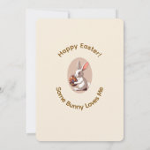 Invitation Easter Bunny with Eggs (Dos)