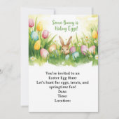 Invitation Easter egg hunting (Devant)