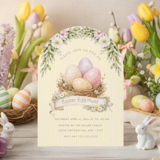Invitation Easter Egg Nest | Easter Egg Hunt