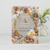 Invitation Easter Sunday Birthday Celebrations (Debout devant)