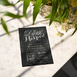 Invitation EAT Boire et être marié Chalkboard Mariage frontal<br><div class="desc">MANGER Boire et être marié Chalkboard Floral Frontière Carte Faire-part de mariage. Un design parfait pour votre grand jour. Tous les styles de texte,  couleurs,  tailles peuvent être modifiés selon vos besoins !</div>