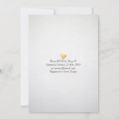 Invitation EAT Boire être marié Mariage Turquoise Gold Agate (Dos)