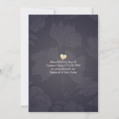 Invitation EAT Drink & Be Married Flower String Mariage (Dos)