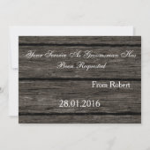 Invitation Eat Drink & Suitup Gold Serez-vous mon meilleur In (Dos)