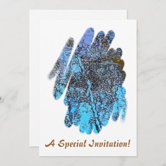 INVITATION EAU (Devant / Derrière)