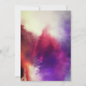 Invitation Eau Brown ivoire élégant Mariage Dandelion (Dos)