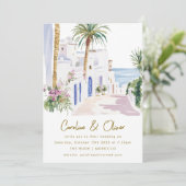 Invitation Eau Côtière Marocaine Destination Mariage (Debout devant)