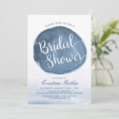 Invitation Eau du lac | Personnalisé | Douche nuptiale (Debout devant)