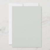Invitation Eau Mariage Dreamy Verdure (Dos)