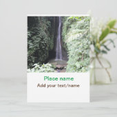 Invitation eau océan plage photo ajouter nom texte place été (Debout devant)