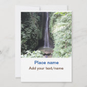 Invitation eau océan plage photo ajouter nom texte place été (Dos)