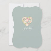 Invitation Eau Rose sauvage de Sage d'argent de Foliver (Dos)