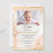 Invitation Eaux chrétiennes orthodoxes du baptême de la lumiè (Devant)