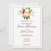 Invitation Eaux roses et Berry (Devant)