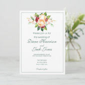 Invitation Eaux roses et Berry (Debout devant)