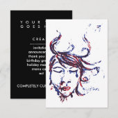 Invitation eaux sombres (Devant / Derrière)